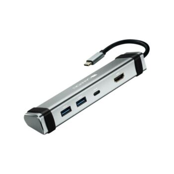 DOCKING STATION CANYON DS 3 TYPE C TO 1xTYPE CHDMIUSB3.0MICSDGREY CNS TDS03DG 02 500x500 1