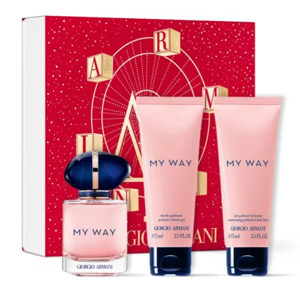 giorgio armani my way gift set edp 50ml body lotion 75ml shower gel 75ml 4