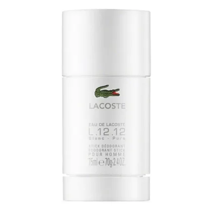 lacoste eue de blanc deodorant stick 75ml