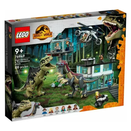 lego jurassic world 76949 ataka giganotozavrov i terizinozavrov