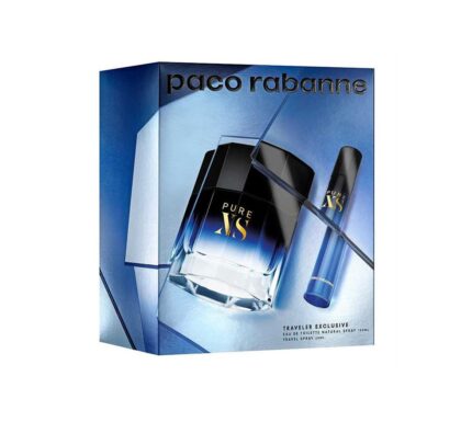 paco rabanne pure xs m edt 100ml20ml travel set