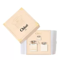 shloe chloe gift set edp 75ml 15ml body milk 100ml 2